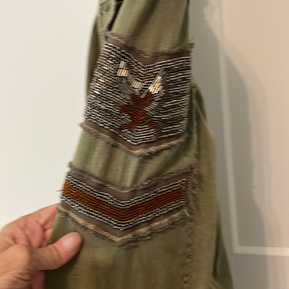 Green army jacket by free people - Picture 2 of 9